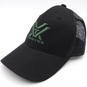 Vortex Optics Snapback‎ Mesh Trucker Hat Ball Cap Adjustable Hunting Black Adult